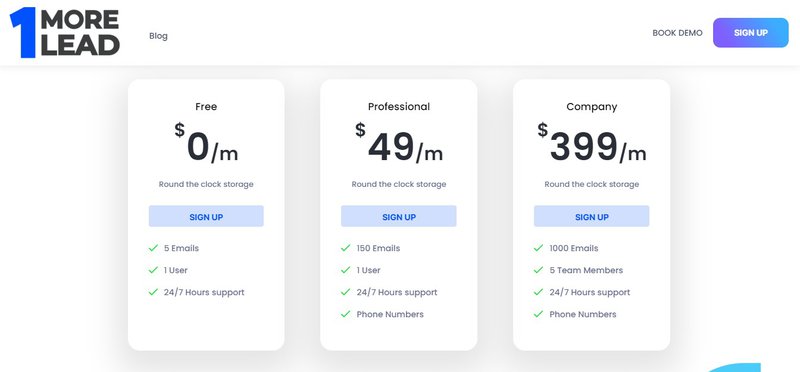 onemorelead pricing