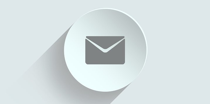 email icon on a white background