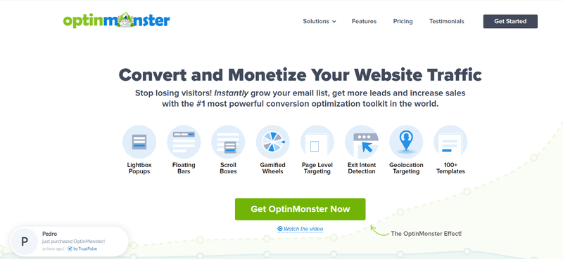 OptinMonster homepage