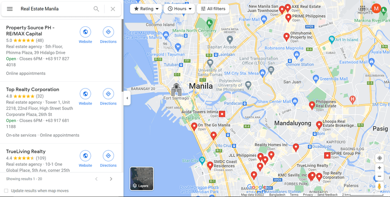 Google Map Lead Generation Example